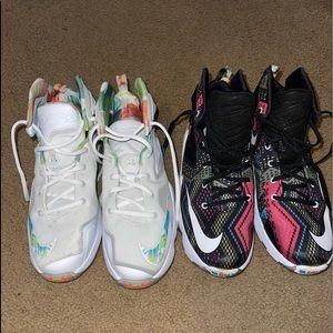 2 pair of Nike shoes 6.5Y